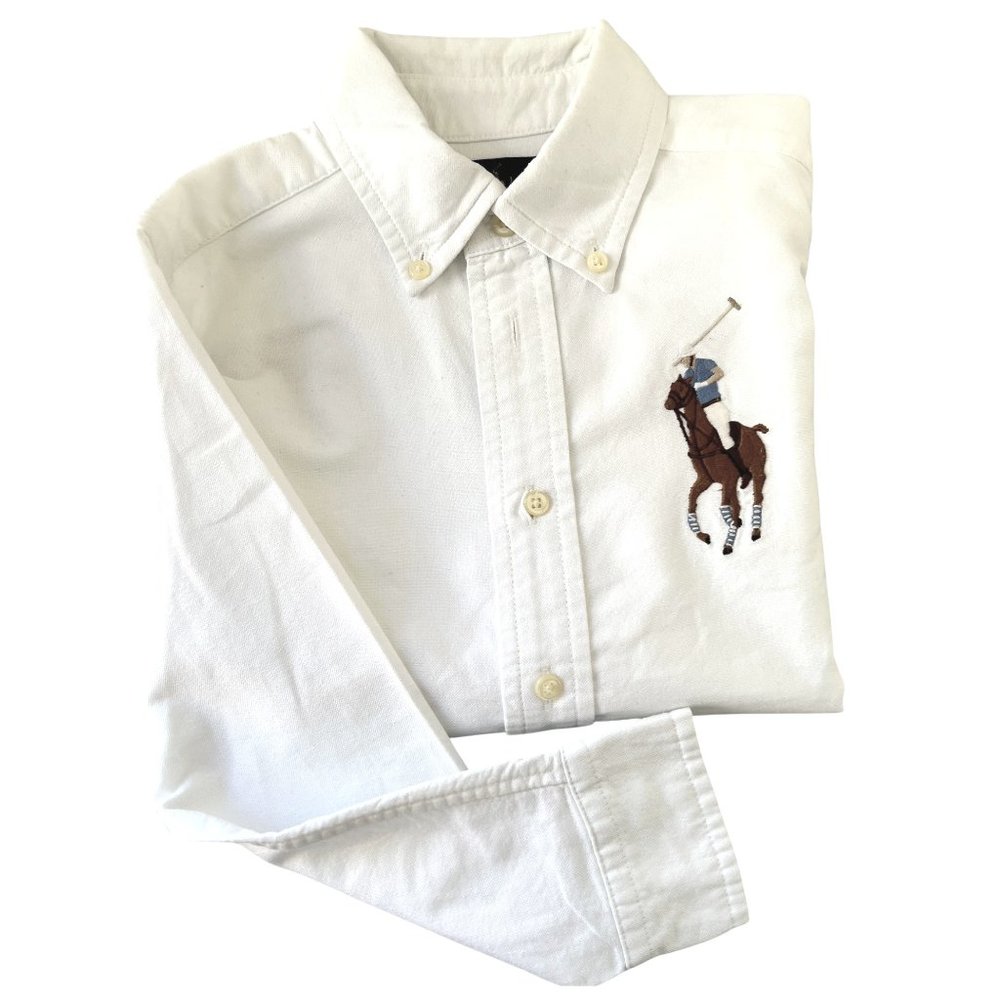 Ralph Lauren Boys  Big Pony Cotton Oxford Shirt-